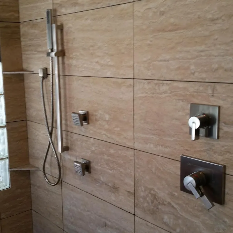 Shower fixture installation for Water Heater Replacement in Goldenrod